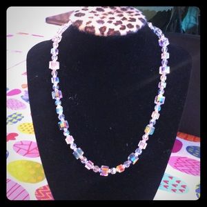 Crystal silver Necklace